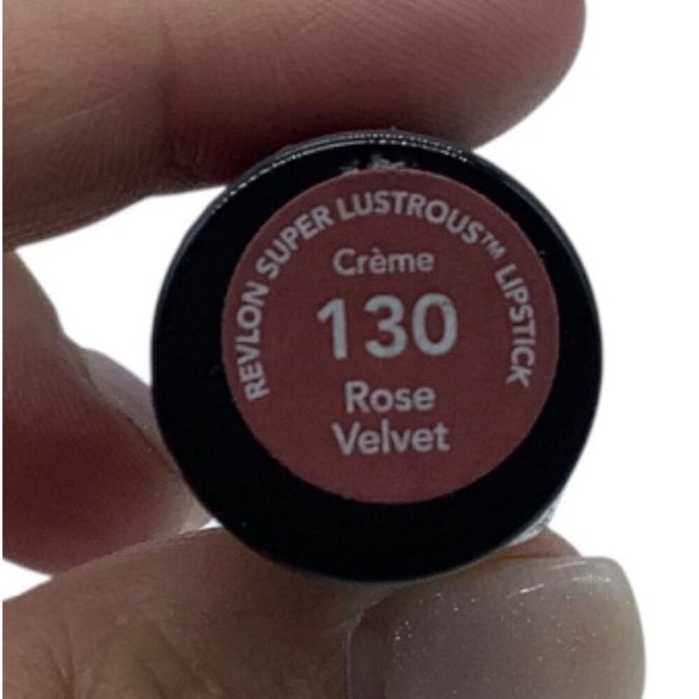 Revlon Super Lustrous‎ Lipstick Crème 130 Rose Velvet .15 Oz NEW